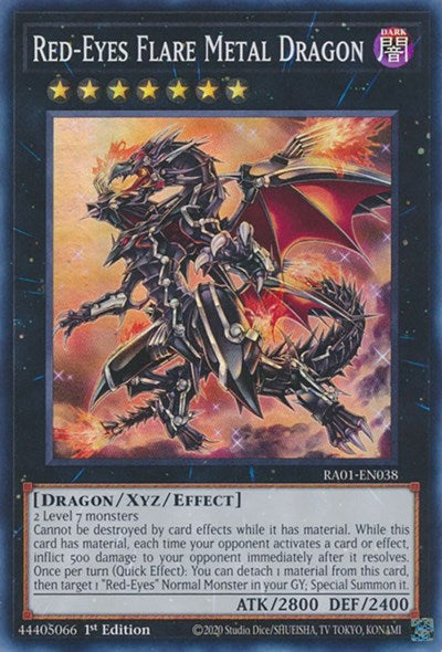 Red-Eyes Flare Metal Dragon (RA01-EN038) [25th Anniversary Rarity Collection]