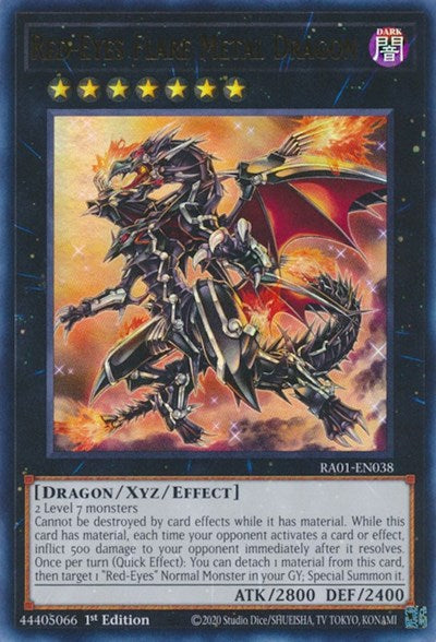 Red-Eyes Flare Metal Dragon (UR) (RA01-EN038) [25th Anniversary Rarity Collection]
