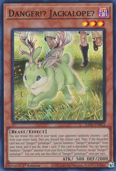 Danger!? Jackalope? (RA01-EN013) [25th Anniversary Rarity Collection]