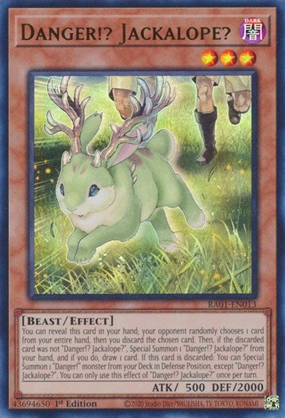 Danger!? Jackalope? (UR) (RA01-EN013) [25th Anniversary Rarity Collection]
