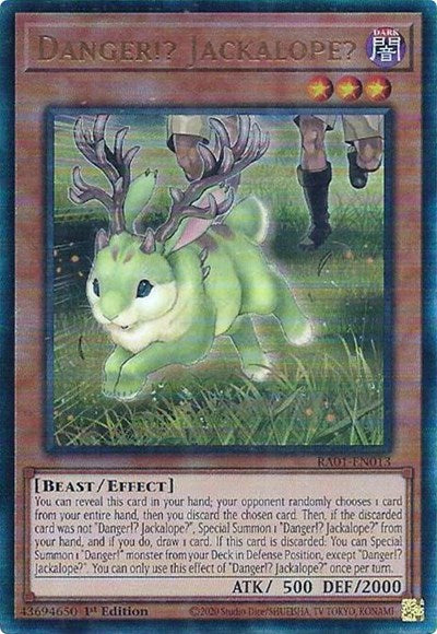 Danger!? Jackalope? (PUR) (RA01-EN013) [25th Anniversary Rarity Collection]