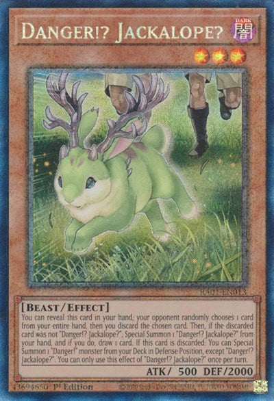 Danger!? Jackalope? (PCR) (RA01-EN013) [25th Anniversary Rarity Collection]