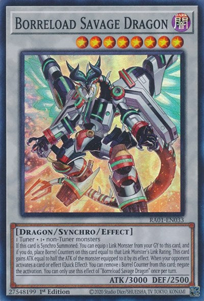 Borreload Savage Dragon (RA01-EN033) [25th Anniversary Rarity Collection]