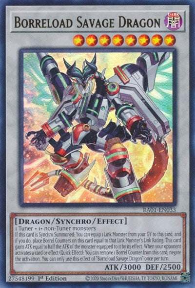 Borreload Savage Dragon (UR) (RA01-EN033) [25th Anniversary Rarity Collection]