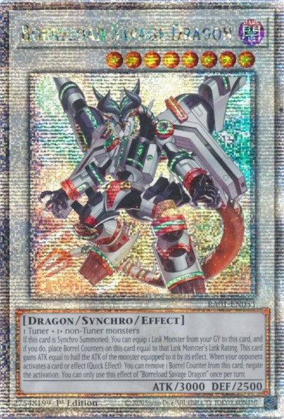 Borreload Savage Dragon (Quarter Century Secret Rare) (RA01-EN033) [25th Anniversary Rarity Collection]