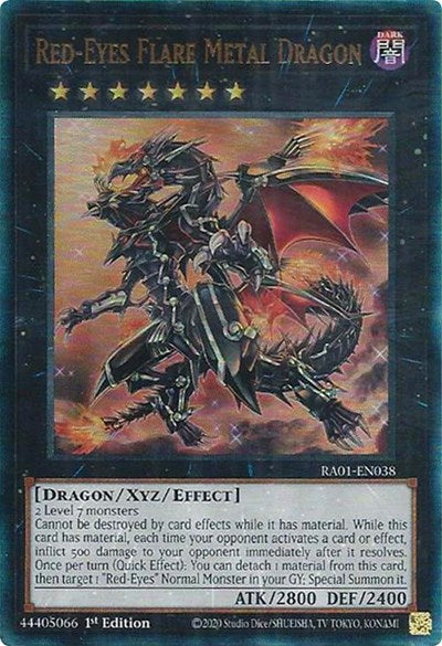 Red-Eyes Flare Metal Dragon (PUR) (RA01-EN038) [25th Anniversary Rarity Collection]