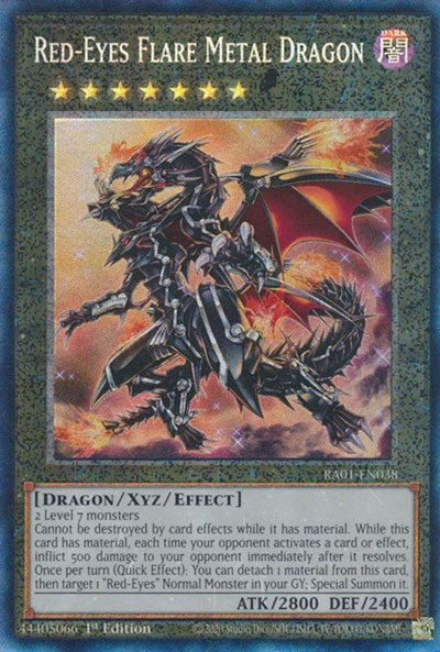 Red-Eyes Flare Metal Dragon (PCR) (RA01-EN038) [25th Anniversary Rarity Collection]