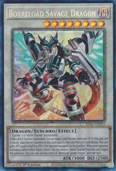 Borreload Savage Dragon (PCR) (RA01-EN033) [25th Anniversary Rarity Collection]