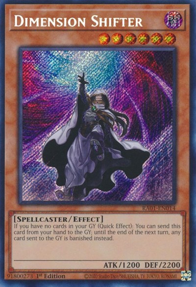 Dimension Shifter (Secret Rare) (RA01-EN014) [25th Anniversary Rarity Collection]