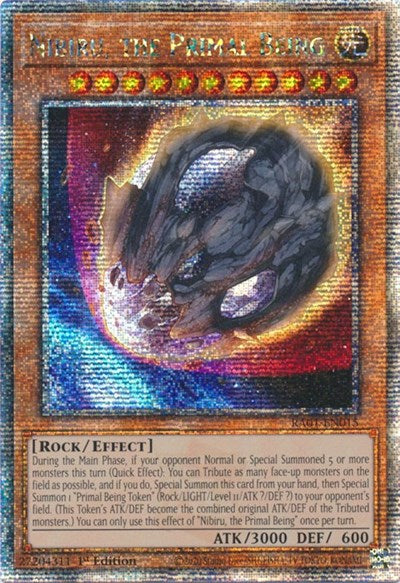 Nibiru, the Primal Being (Quarter Century Secret Rare) (RA01-EN015) [25th Anniversary Rarity Collection]