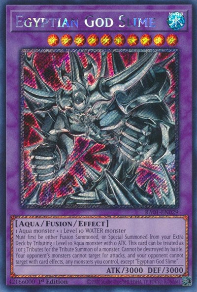 Egyptian God Slime (Platinum Secret Rare) (RA01-EN029) [25th Anniversary Rarity Collection]