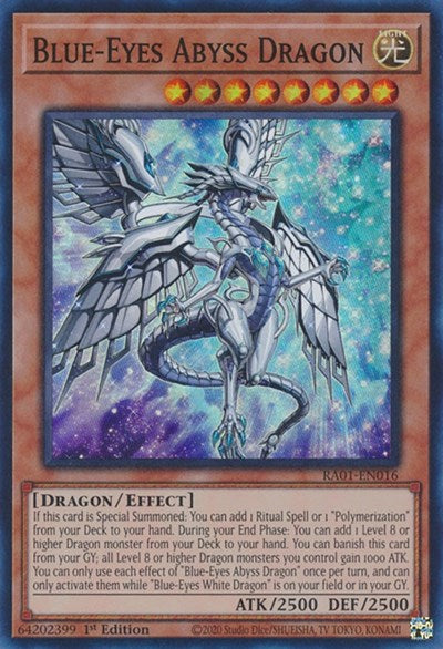 Blue-Eyes Abyss Dragon (RA01-EN016) [25th Anniversary Rarity Collection]