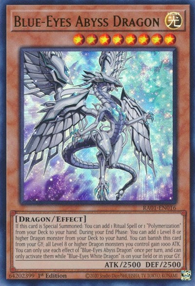 Blue-Eyes Abyss Dragon (UR) (RA01-EN016) [25th Anniversary Rarity Collection]