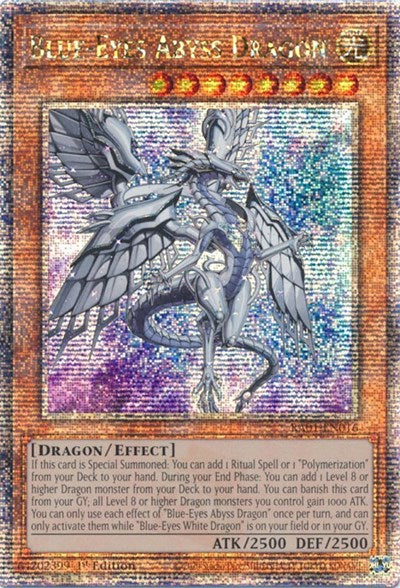Blue-Eyes Abyss Dragon (Quarter Century Secret Rare) (RA01-EN016) [25th Anniversary Rarity Collection]