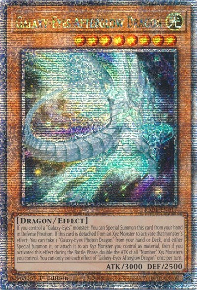 Galaxy-Eyes Afterglow Dragon (Quarter Century Secret Rare) (RA01-EN017) [25th Anniversary Rarity Collection]