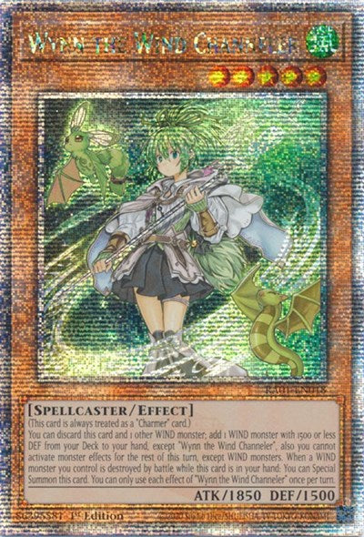 Wynn the Wind Channeler (Quarter Century Secret Rare) (RA01-EN018) [25th Anniversary Rarity Collection]