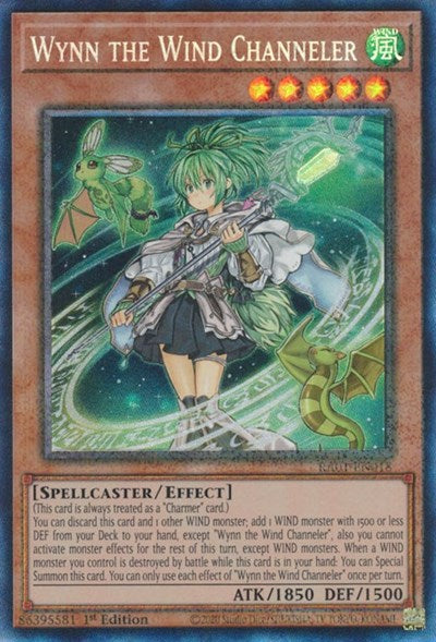 Wynn the Wind Channeler (PCR) (RA01-EN018) [25th Anniversary Rarity Collection]