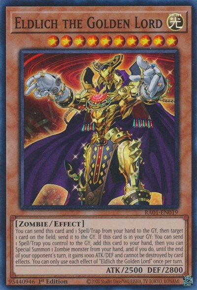Eldlich the Golden Lord (RA01-EN019) [25th Anniversary Rarity Collection]