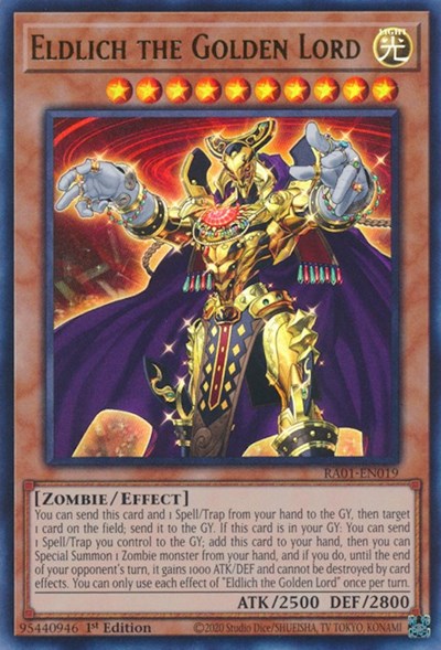 Eldlich the Golden Lord (UR) (RA01-EN019) [25th Anniversary Rarity Collection]