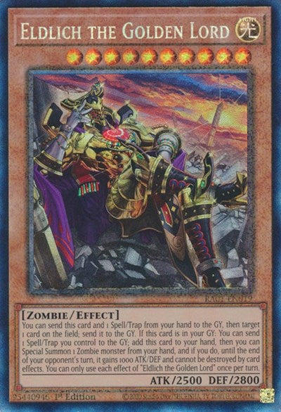 Eldlich the Golden Lord (Alternate Art) (PCR) (RA01-EN019) [25th Anniversary Rarity Collection]