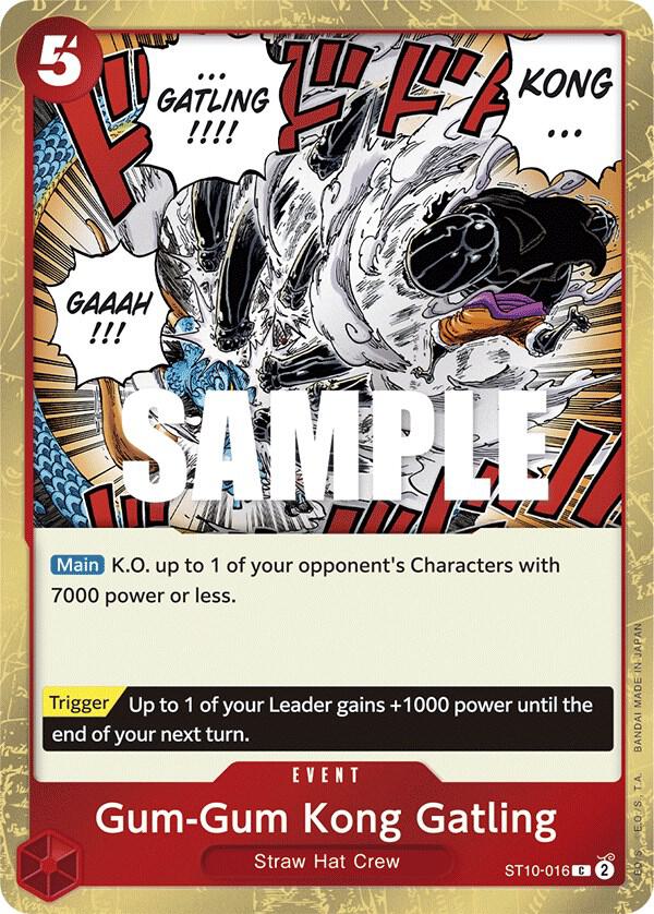 Gum-Gum Kong Gatling (ST10-016) [Ultra Deck: The Three Captains]