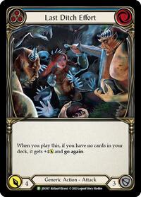 Last Ditch Effort - JDG017 (JDG017) [Flesh and Blood: Promo Cards]