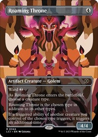 Roaming Throne (Borderless) (344) [The Lost Caverns of Ixalan]