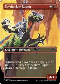 Scytheclaw Raptor (Borderless) (323) [The Lost Caverns of Ixalan]