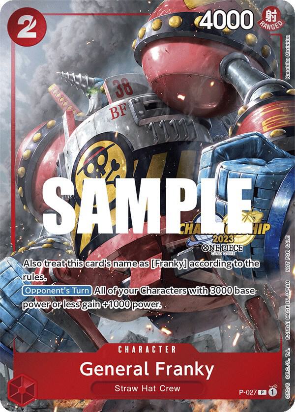General Franky (CS 2023 Event Pack) (P-027) [One Piece Promotion Cards]