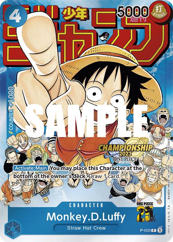 Monkey.D.Luffy (CS 2023 Event Pack) (P-033) [One Piece Promotion Cards]