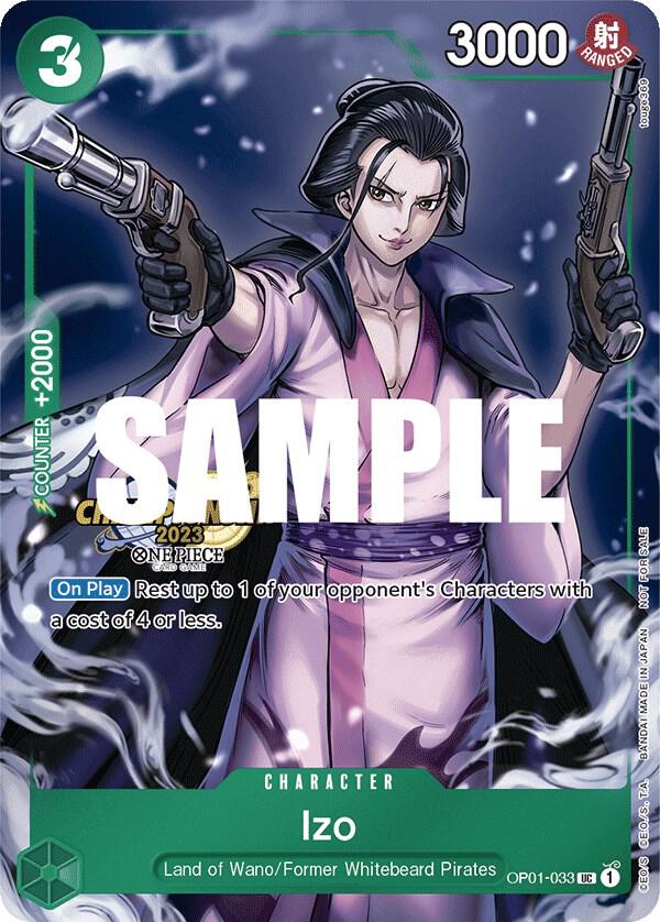 Izo (CS 2023 Celebration Pack) (OP01-033) [One Piece Promotion Cards]