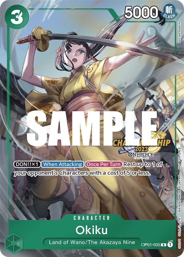 Okiku (CS 2023 Celebration Pack) (OP01-035) [One Piece Promotion Cards]