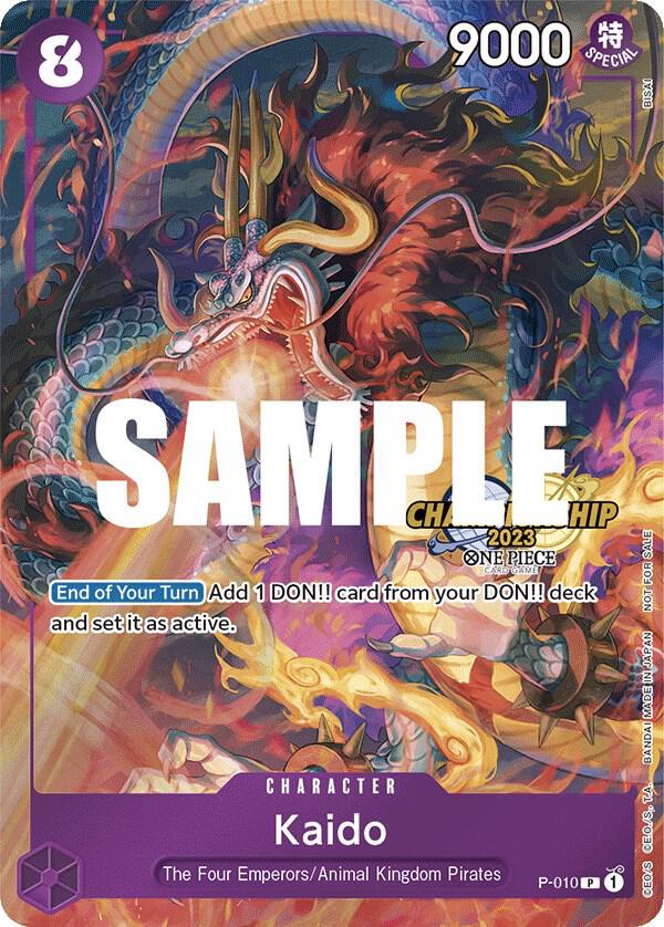 Kaido (CS 2023 Celebration Pack) (P-010) [One Piece Promotion Cards]