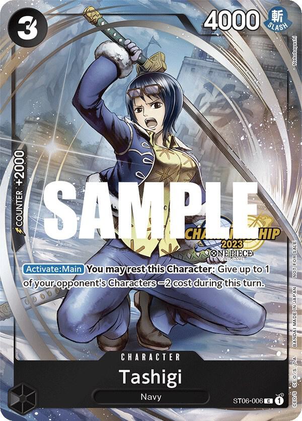 Tashigi (CS 2023 Celebration Pack) (ST06-006) [One Piece Promotion Cards]