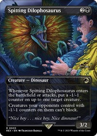 Spitting Dilophosaurus (Borderless) (3) [Universes Beyond: Jurassic World Collection]