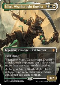 Mirri, Weatherlight Duelist (Borderless) (15) [Special Guests]