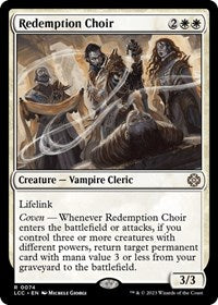 Redemption Choir (74) [Commander: The Lost Caverns of Ixalan]