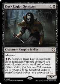 Dusk Legion Sergeant (80) [Commander: The Lost Caverns of Ixalan]