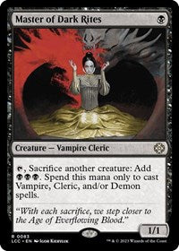 Master of Dark Rites (83) [Commander: The Lost Caverns of Ixalan]