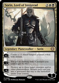 Sorin, Lord of Innistrad (289) [Commander: The Lost Caverns of Ixalan]