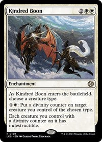 Kindred Boon (129) [Commander: The Lost Caverns of Ixalan]