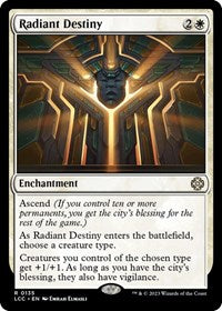 Radiant Destiny (135) [Commander: The Lost Caverns of Ixalan]
