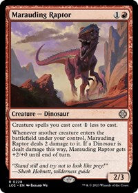 Marauding Raptor (228) [Commander: The Lost Caverns of Ixalan]