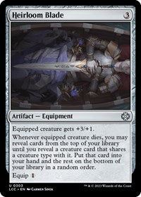 Heirloom Blade (303) [Commander: The Lost Caverns of Ixalan]
