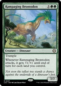 Rampaging Brontodon (247) [Commander: The Lost Caverns of Ixalan]