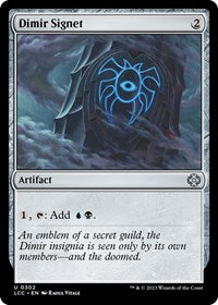 Dimir Signet (302) [Commander: The Lost Caverns of Ixalan]