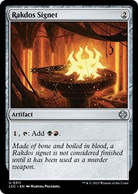 Rakdos Signet (311) [Commander: The Lost Caverns of Ixalan]