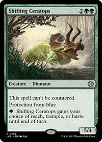 Shifting Ceratops (258) [Commander: The Lost Caverns of Ixalan]
