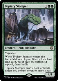 Topiary Stomper (261) [Commander: The Lost Caverns of Ixalan]