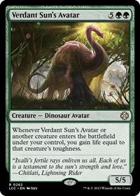 Verdant Sun's Avatar (262) [Commander: The Lost Caverns of Ixalan]